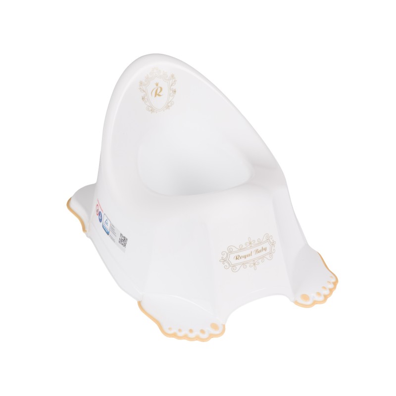 Anti slip potty with music Royal Baby white