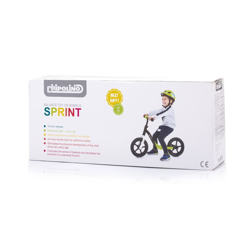 Balance toy on wheels Sprint green