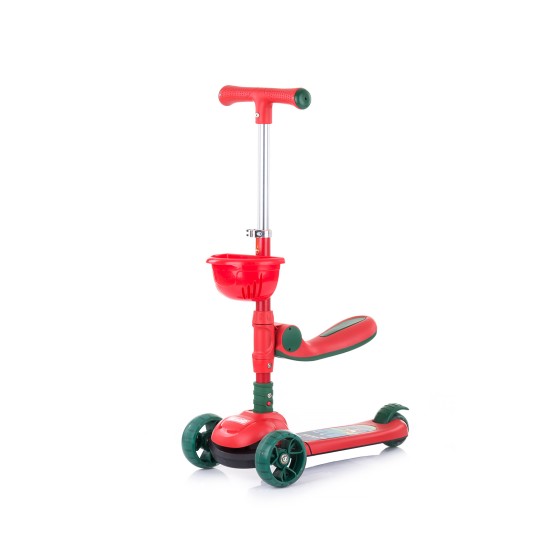 Scooter w/ music Neo Rider red