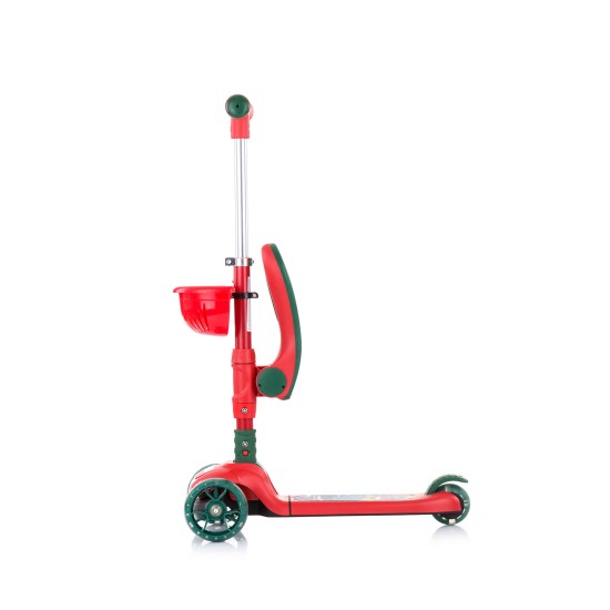 Scooter w/ music Neo Rider red