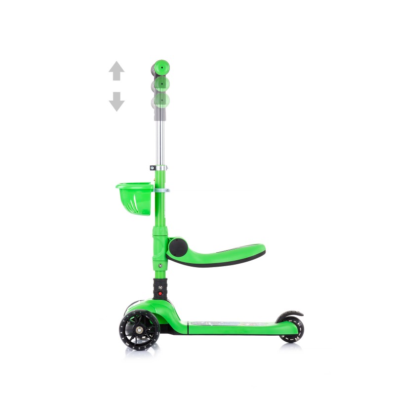 Scooter w/ music Neo Rider green