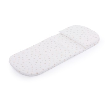 Memory foam mattress for stroller beige stars