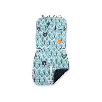 Double-sided cart insert BOBONO - mint forest/dark blue