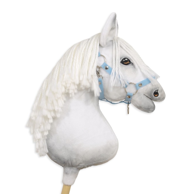The adjustable halter for Hobby Horse A3 - light blue