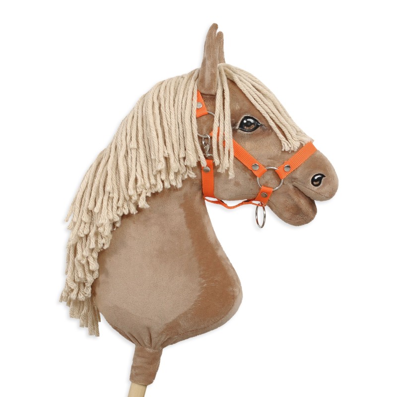 The adjustable halter for Hobby Horse A3 - orange