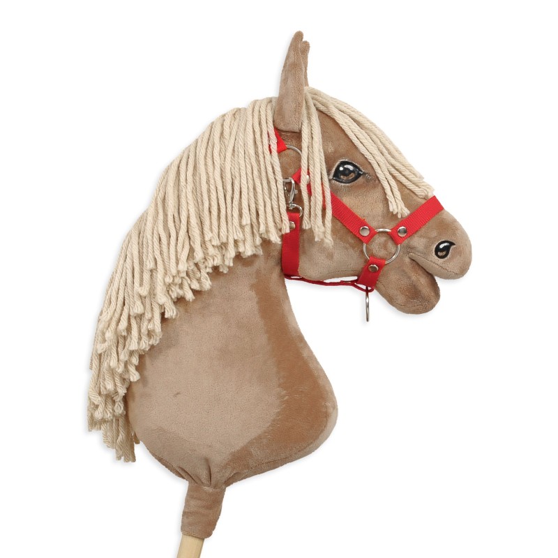The adjustable halter for Hobby Horse A3 - red