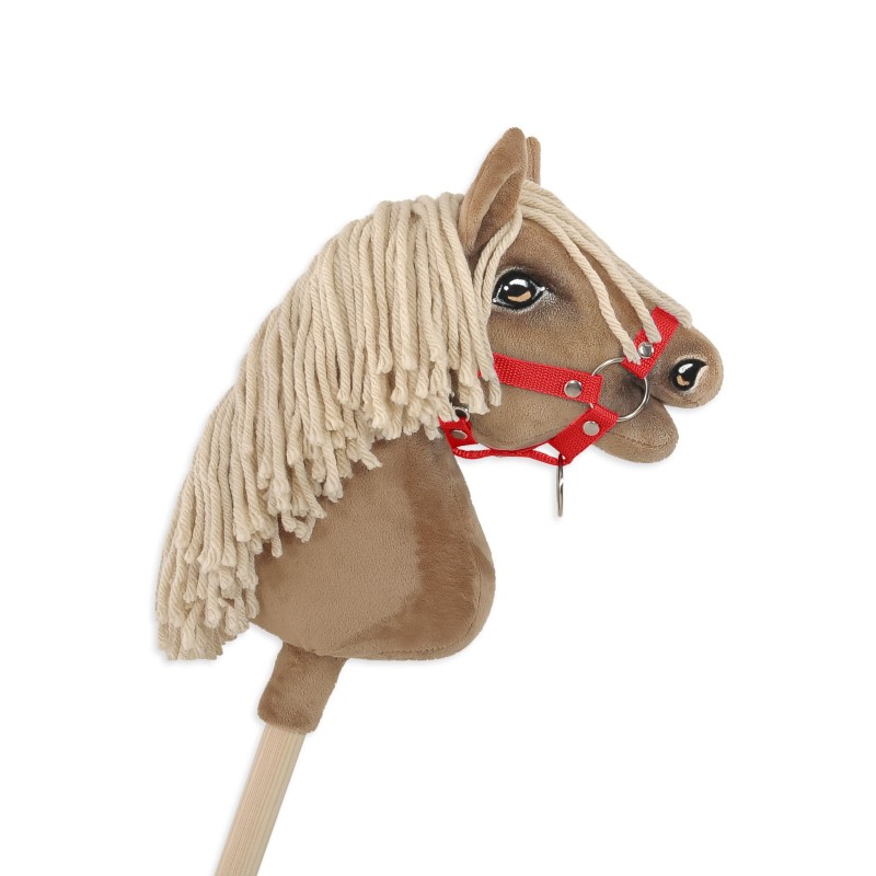 Hobby Horse halter A4 small - red