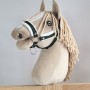 The adjustable halter for Hobby Horse A3 - khaki with white furry