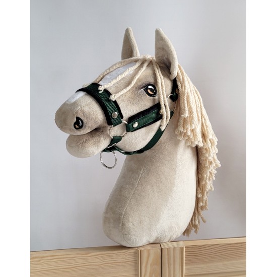 Καπίστρι από Ιμάντα Ρυθμιζόμενο για Hobby Horse A3 - khaki με Μαύρη Γούνα Καπίστρι από Ιμάντα Ρυθμιζόμενο για Hobby Horse A3 - khaki με Μαύρη Γούνα