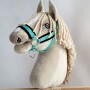 The adjustable halter for Hobby Horse A3 - mint with black furry