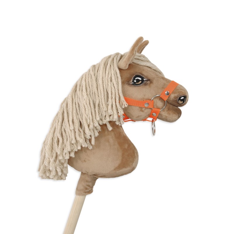 Hobby Horse halter A4 small - orange