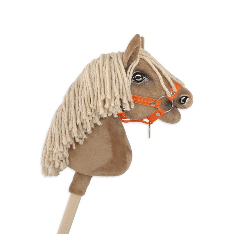 Hobby Horse halter A4 small - orange