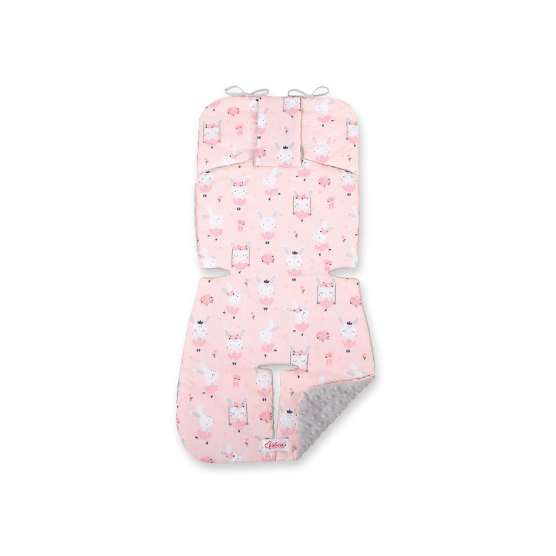 Double-sided cart insert BOBONO - ballerinas pink/gray