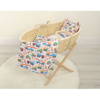 Duvet with pillow Teddy - 2pcs set - construction site