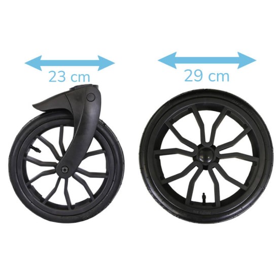 Καρότσι Διδύμων 3 σε 1 - Booster Light - BL03 Anthracite Καρότσι Διδύμων 3 σε 1 - Booster Light - BL03 Anthracite