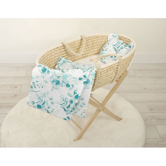 Duvet with pillow Teddy - 2pcs set -  eucaliptus mint