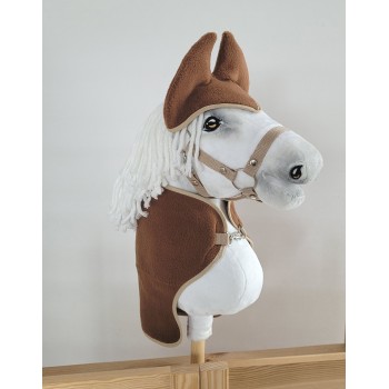 Σετ Αξεσουάρ για Hobby Horse A3: Fleece Κουβέρτα και Ωτοασπίδες - brown