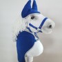 Σετ Αξεσουάρ για Hobby Horse A3: Fleece Κουβέρτα και Ωτοασπίδες - cornflower
