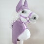 Σετ Αξεσουάρ για Hobby Horse A3: Fleece Κουβέρτα και Ωτοασπίδες - violet