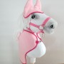 Σετ Αξεσουάρ για Hobby Horse A3: Fleece Κουβέρτα και Ωτοασπίδες - light pink