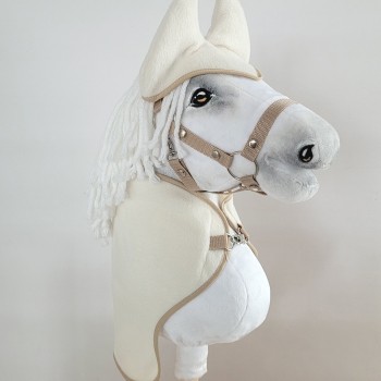 Σετ Αξεσουάρ για Hobby Horse A3: Fleece Κουβέρτα και Ωτοασπίδες - cream