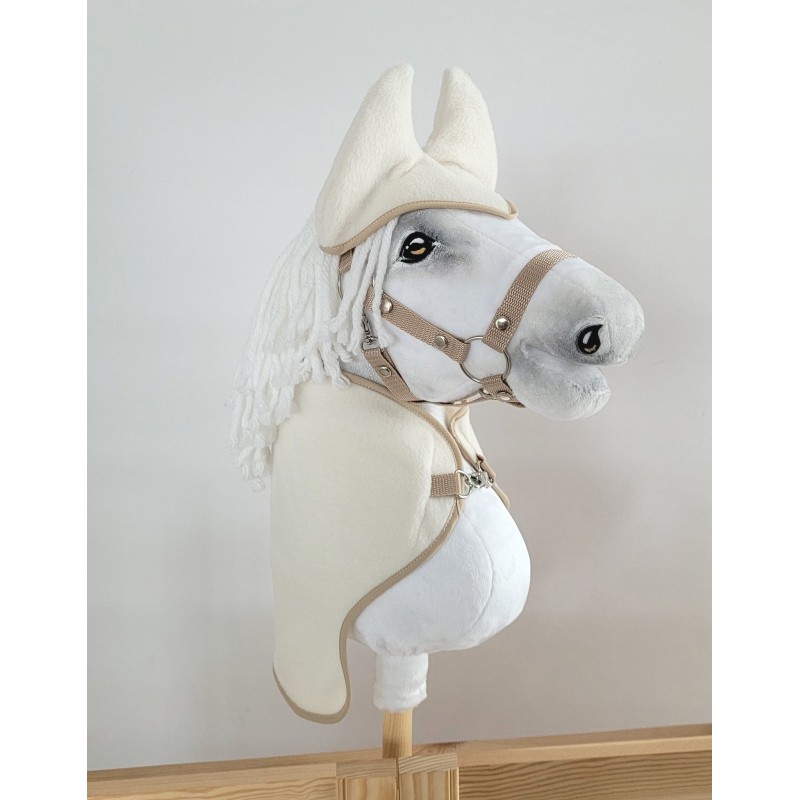 Σετ Αξεσουάρ για Hobby Horse A3: Fleece Κουβέρτα και Ωτοασπίδες - cream