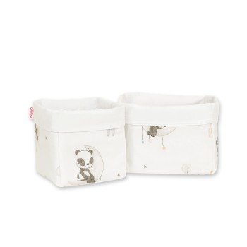 Set of 2 storage baskets -  Balloons