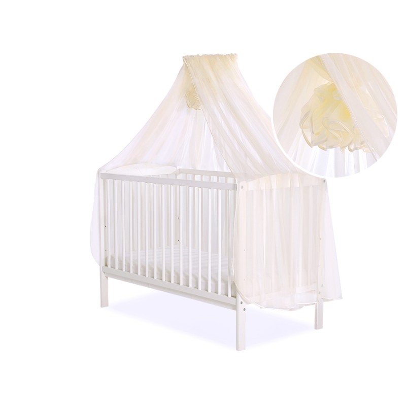 Mosquito-net made of chiffon - cream