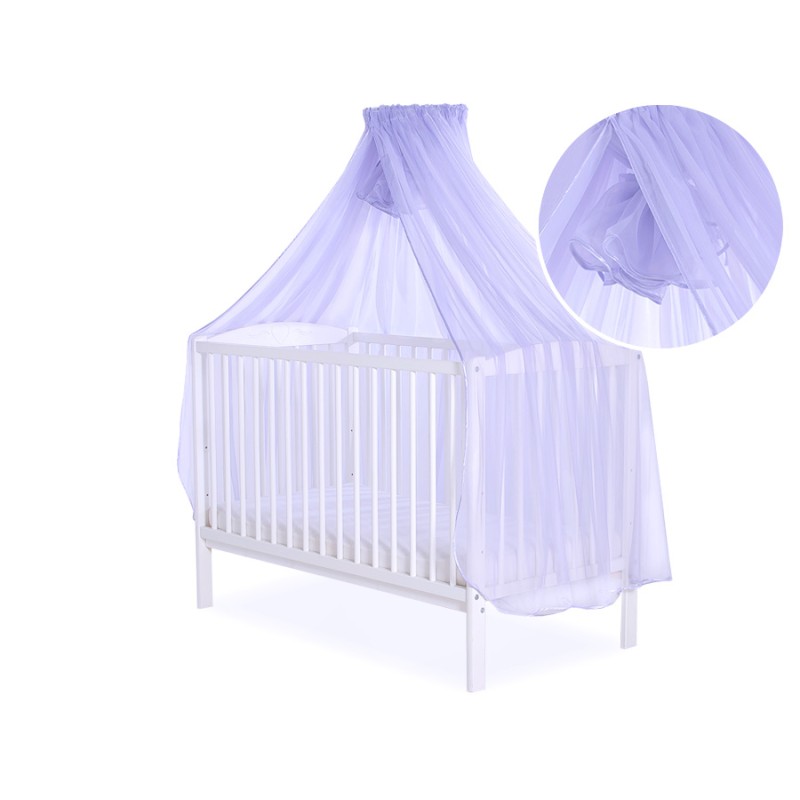 Mosquito-net made of chiffon-  white