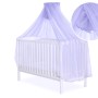 Mosquito-net made of chiffon-  white