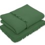 Bedding set MUSLIN 2-pcs with frill 135x100 cm – green of the forest