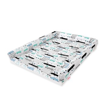 Κάλυμμα Αλλαξιέρας 55cm-74cm - gray and turquoise cars