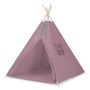 MINI Set: Teepees tent+play mat + decorative feathers- pastel violet