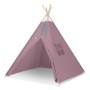Teepee tent + decorative feathers- pastel violet