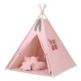 Παιδική Σκηνή - Teepee + Χαλάκι + Μαξιλάρια + Διακοσμητικά Φτερά - pastel pink