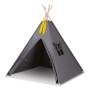 Teepee tent for kids for kids + decorative feathers- anthracite