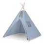 Teepee tent for kids + decorative feathers - pastel blue