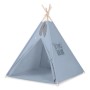Teepee tent for kids +play mat + decorative feathers - pastel blue