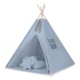 Παιδική Σκηνή - Teepee + Χαλάκι + Μαξιλάρια + Διακοσμητικά Φτερά - pastel blue