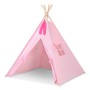 Teepee tent for kids for kids + decorative feathers - pink