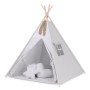 Παιδική Σκηνή - Teepee + Χαλάκι + Μαξιλάρια + Διακοσμητικά Φτερά - gray
