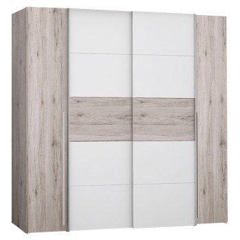 ΝΤΟΥΛΑΠΑ 4ΦΥΛΛΗ (2 ΣΥΡΟΜΕΝΑ-2 ΣΤΑΘΕΡΑ) LOIS HM2368.02 ΣΤΑΧΤΙ ΛΕΥΚΟ 200Χ62Χ191εκ.