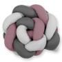 Knot bumper- pastel violet - gray - anthracite