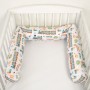 Roller bumper for baby bed - meadow