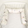 Roller bumper for baby bed - balloons
