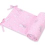 Universal bumper for cot - pink rabbits