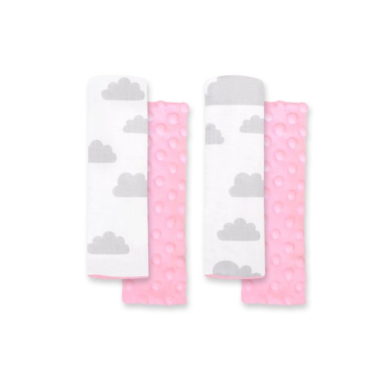 Μαξιλαράκια Ζώνης Αυτοκινήτου - clouds gray/pink Μαξιλαράκια Ζώνης Αυτοκινήτου - clouds gray/pink