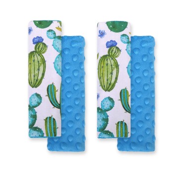 Μαξιλαράκια Ζώνης Αυτοκινήτου - cactus/turquoise