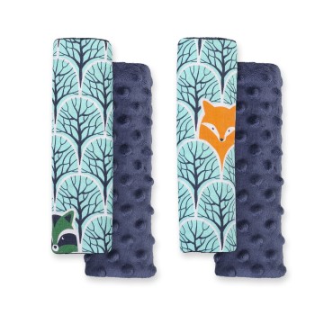 Μαξιλαράκια Ζώνης Αυτοκινήτου - mint forest/dark blue