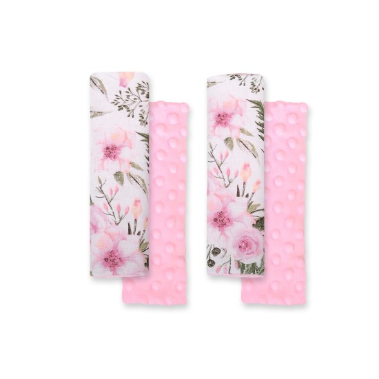 Μαξιλαράκια Ζώνης Αυτοκινήτου - peony flower pink/pink Μαξιλαράκια Ζώνης Αυτοκινήτου - peony flower pink/pink